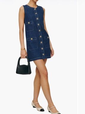 Reformation Tropez Denim Dress